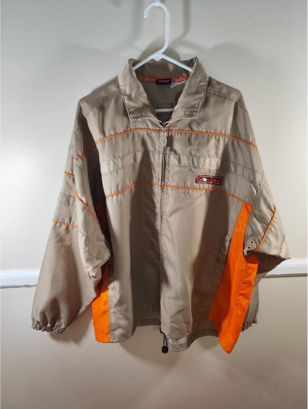 VINTAGE Lugz Jacket Men 3XL Windbreaker Street Wear Hip Hop Y2K 00s Vtg